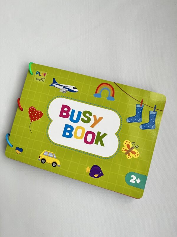 Книжка на липучках Busy book (Бізі бук) від 2 років