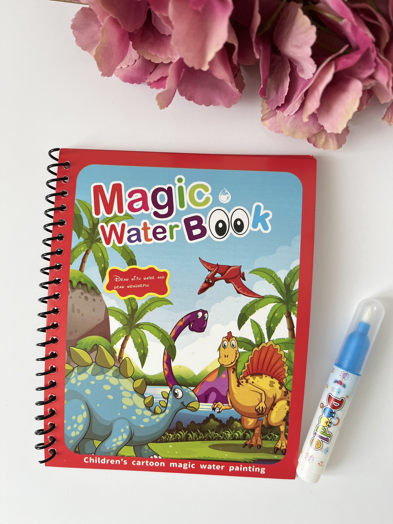 Водна розмальовка Динозаври